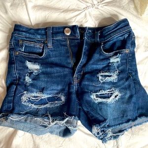 american eagle jean shorts